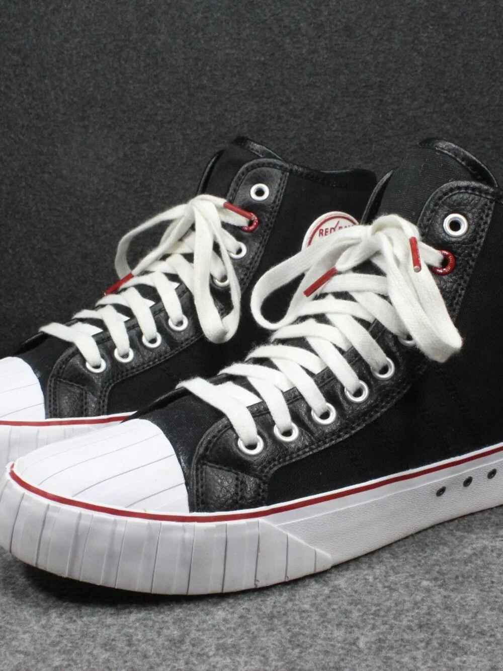 Red Ball Jets ‘51 HI Sneakers Black White Unisex Mens Size 11.5 Womens 13